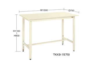 サカエ　軽量高さ調整作業台ＴＫＫ９タイプ　ＴＫＫ９−１５６Ｆ
