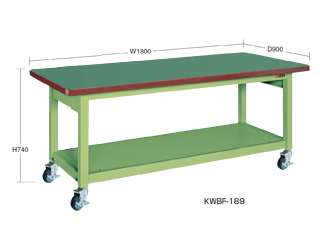 サカエ　重量作業台ＫＷＢタイプ移動式　ＫＷＢＦ−１８９