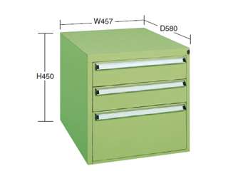 サカエ　重量作業台用オプションキャビネット　Ｗ−３Ｎ