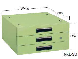 サカエ　作業台用オプションキャビネット　ＮＫＬ−３０Ａ