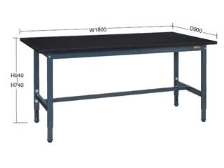 サカエ　軽量実験用高さ調整作業台　ＴＫＳＣ−１８９０
