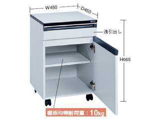 サカエ　サイド実験台用オプションキャビネットワゴン　ＨＢ−１