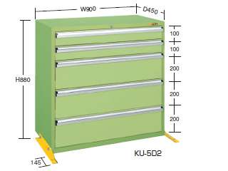 サカエ　工具管理ユニット　ＫＵ−５Ｄ２