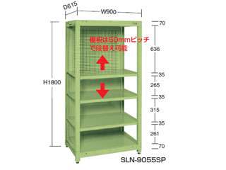 サカエ　スチールラック　ＳＬＮ−９０５５ＳＰ