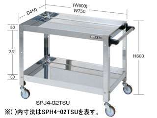サカエ　ステンレススペシャルワゴン　ＳＰＨ４−０２ＴＳＵ