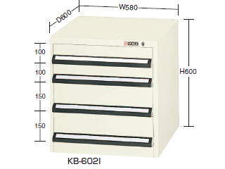 サカエ　ＫＢキャビネット　ＫＢ−６０２