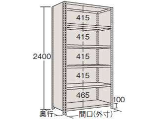 サカエ　物品棚ＬＥ型　ＬＥ３１１６