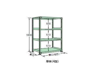 サカエ　中軽量棚ＭＬ型　ＭＬ−１１２４