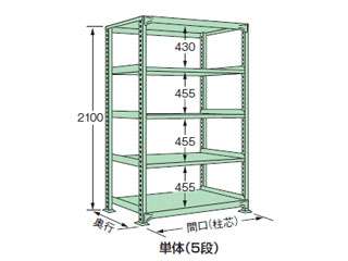 サカエ　中量棚Ｃ型　Ｃ−２５２５