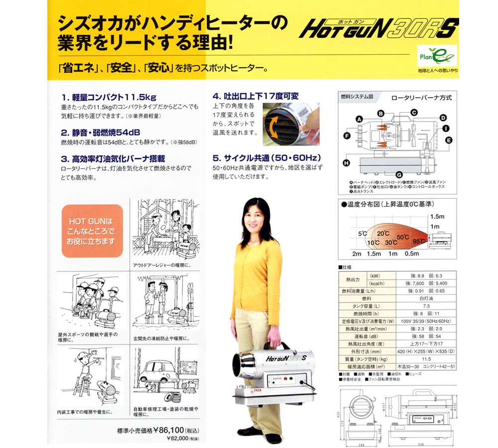 ♭♭静岡製機株式会社 【未開封品】　ホットガン　30RS