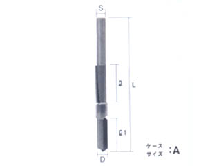 ライト精機　超硬2段フラッシュビット(片面)　TR-6　6(2S)x6