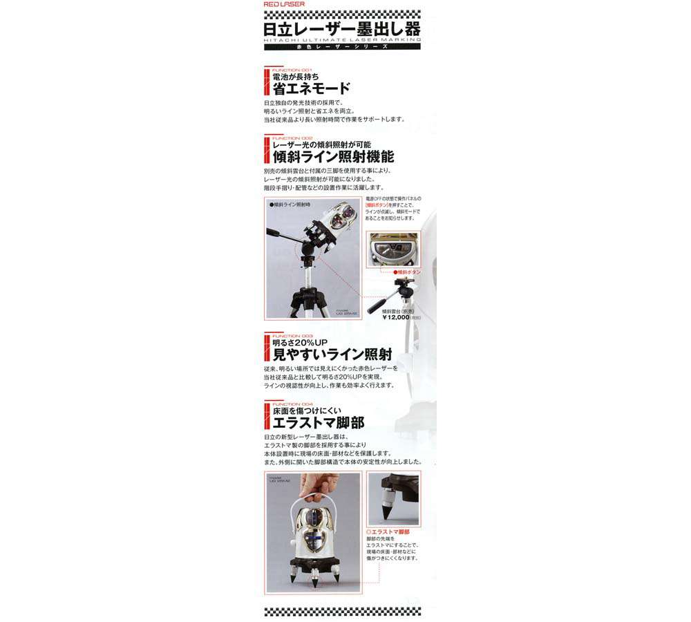 HiKOKI(日立工機) UG25M2 レーザー墨出し器 ウエダ金物【公式サイト】