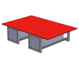 デンサン　バンキャビネット　SCT-DSET-A