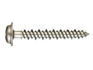 トラスコ　Pレスアンカー(ねじ固定式・スチール製・座付ナベ頭・少量パックタイプ)　PWV-425BT(42本入)