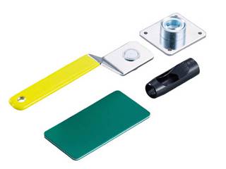 トラスコ　両面ハトメパンチセット(プラスチック用)　THP-JH10