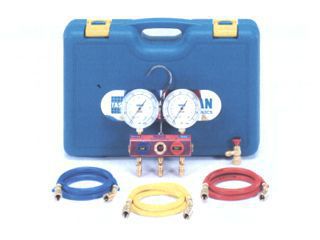 タスコ　R410A/R32マニホールドセット(チャージバルブ付)　TA15EC