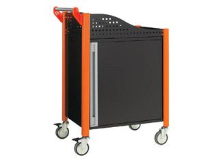 トラスコ　カスタムワゴン(キャビネット付)　ブラック　TAC-648TR-BK