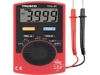 トラスコ　デジタルカードマルチメータ　TDA-40