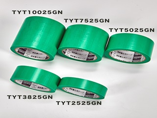 トラスコ　塗装養生用テープ25mm×25m　TYT2525-GN(グリーン)