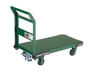 トラスコ　鋼鉄製運搬車(固定ハンドルタイプ・ストッパー付)　OH-3SS
