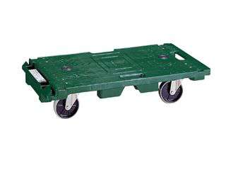 トラスコ　連結型樹脂製平台車　マルチキャリー　「連結くん」　(ウレタン車・ステンレス金具)　MP-6839SU-100