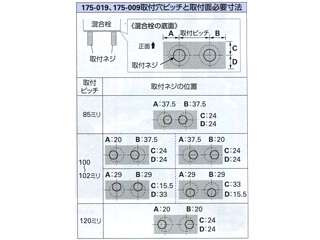 カクダイ 175-009 サーモスタットシャワー混合栓(デッキタイプ) ウエダ