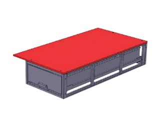 車載用機材収納システム