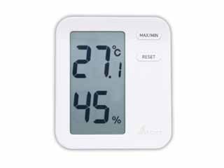 シンワ　デジタル温湿度計　HomeA　最高・最低　ホワイト　73030
