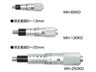 新潟精機　快段目盛マイクロメータヘッド　MH-65KD