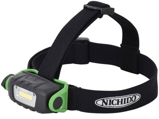 日動　充電式LEDセンサーヘッドライト　SHL-A2W-PIR-CH