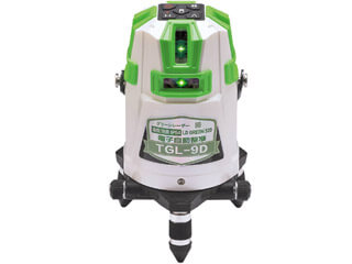 TAKAGI　TGL-9D　電子整準　最高級グリーンレーザー墨出し器(受光器・三脚付)【限定品・予備バッテリー付】