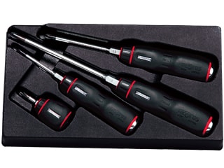 KTC　樹脂柄クロスドライバセット（4本組）　NTD1P04