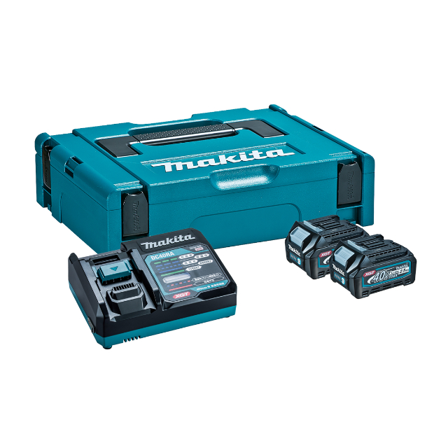 ☆未使用品☆makita マキタ パワーソースキット XGT1 A-69727 40Vmax 2.5Ahバッテリー2個(BL4025) 充電器(DC40RA) ケース付 60025