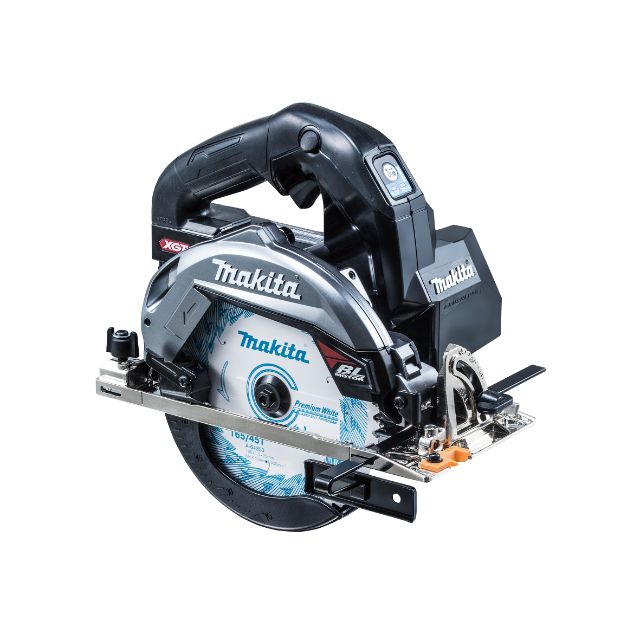 ＊＊MAKITA マキタ 40Vmax 165mm 充電式丸ノコ (バッテリ2個・充電器・ケース付） HS001GRDX ブルー