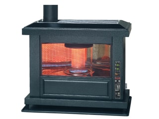 トヨトミ　煙突式ストーブ(B)ブラック　HR-K650F