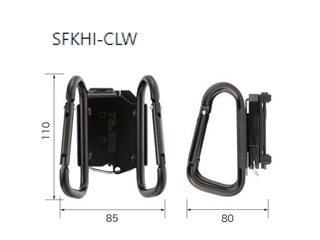 タジマ Sfkhi Csw 着脱式工具ホルダースチール カラビナ大ダブル ウエダ金物 公式サイト