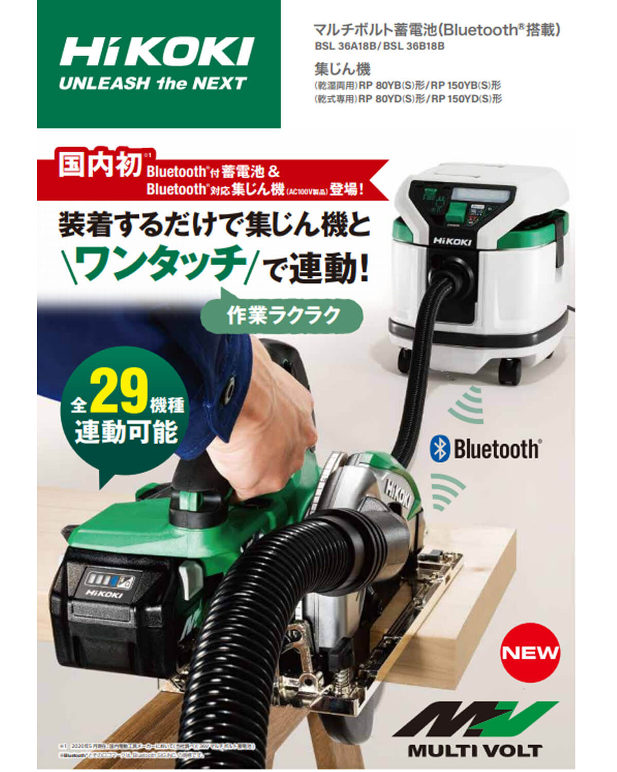 HiKOKI(ハイコーキ) 電動工具用集じん機 RP150YB - 電動工具