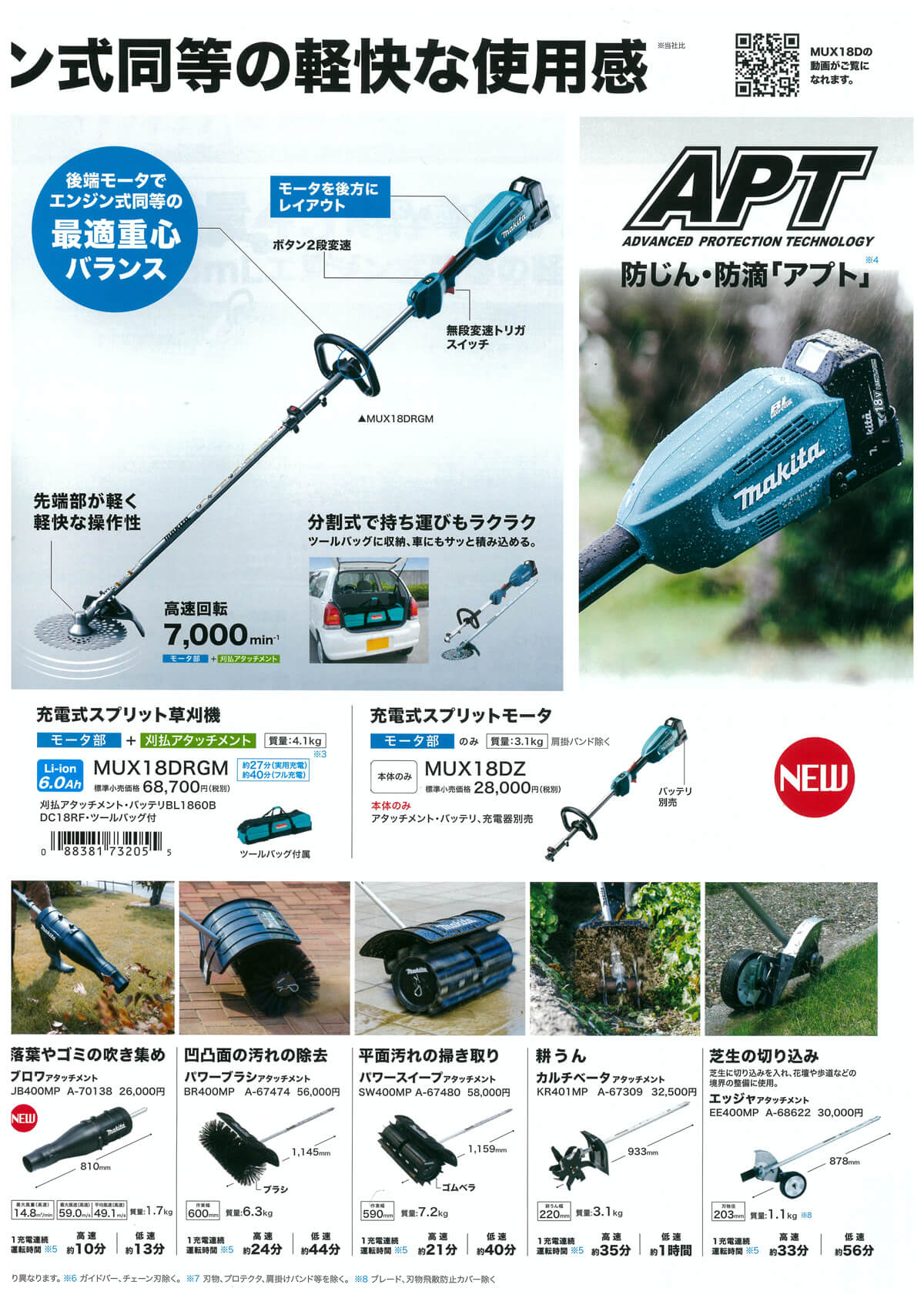 マキタ 草刈機 MUR194DZ 18V マキタ 充電式 刈払機  本体のみ - 4