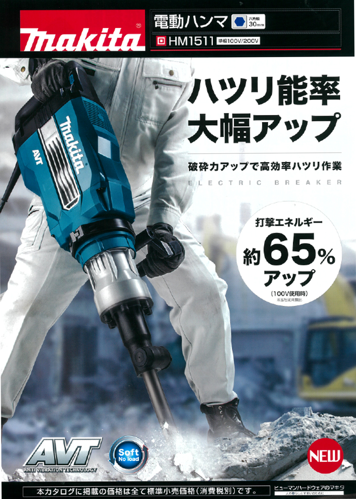 買得 俺の道具HIKOKI ハンマ H65SB3 ブルポイント 全長410mm