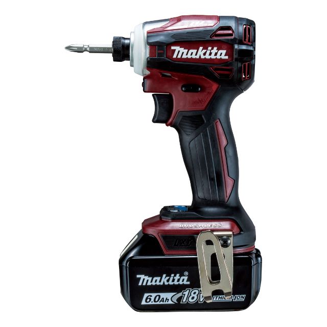 〇〇MAKITA マキタ 充電式インパクトドライバ 18v 6.0Ah TD172DGX AR ワインレッド 未使用品文房具