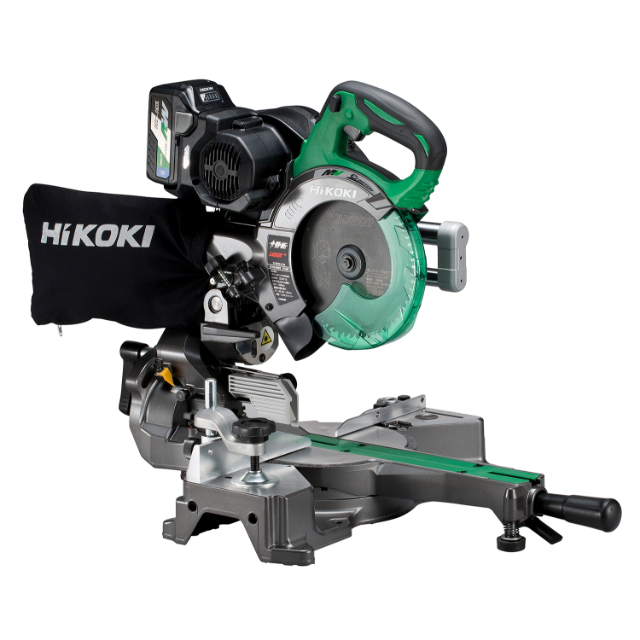 ★HiKOKI(日立工機)　36V-2.5Ahコードレス卓上スライド丸のこ　C3606DRB(K)(XPS)