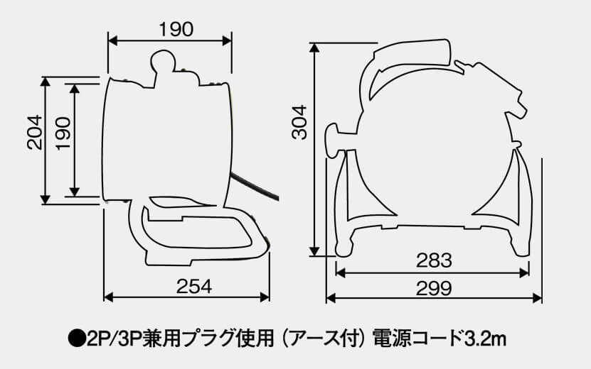 まもなく販売終了 静岡製機:ポータブル送風機 型式:F-150 金物、部品