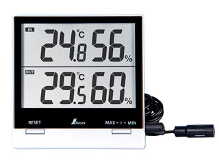 シンワ　Smart C最高・最低 室内・室外防水外部センサー　73120