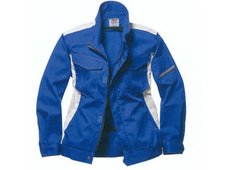 日新被服　トルネードラカン　ファン付作業着　長袖ブルゾン(服のみ)　TR3262(ブルー×シルバー)　Mサイズ