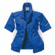 日新被服　トルネードラカン　ファン付作業着　半袖ブルゾン(服のみ)　TR3252(ブルー×シルバー)　Mサイズ