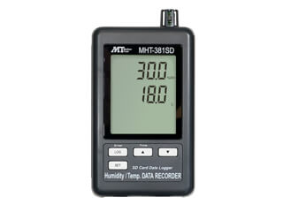 マザーツール　データロガー温湿度計　MHT-381SD