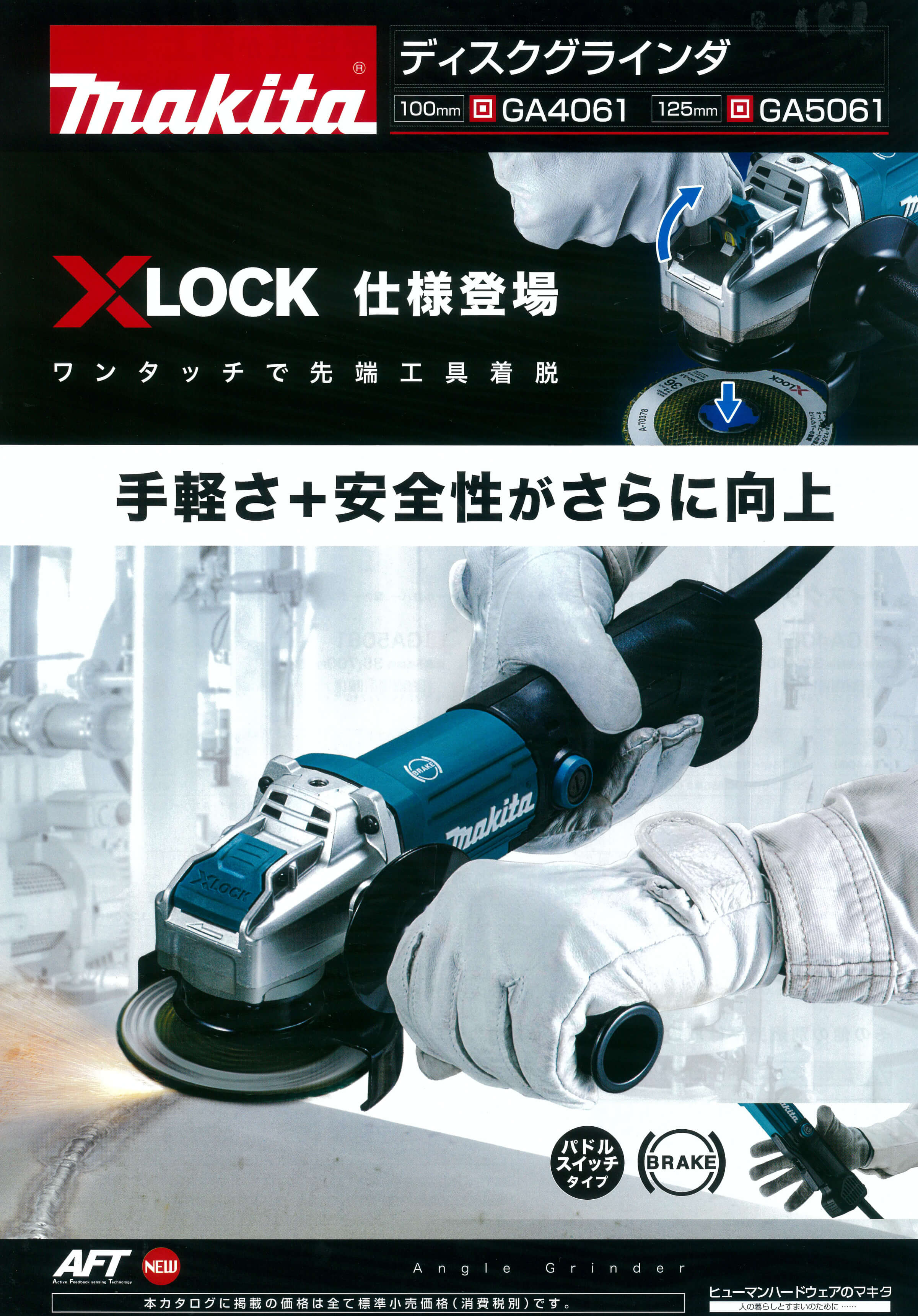 マキタ(makita) 125mmディスクグラインダ GA5060 - 電動工具