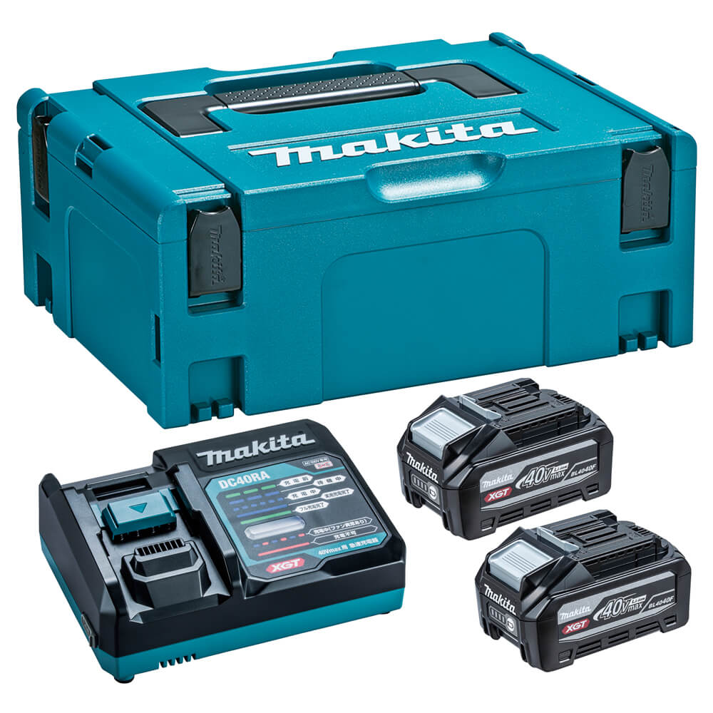 ☆未使用品☆ makita マキタ 40Vmax パワーソースキット XGT6 バッテリー2個(BL4050F) 充電器(DC40RB) A-72039 68689