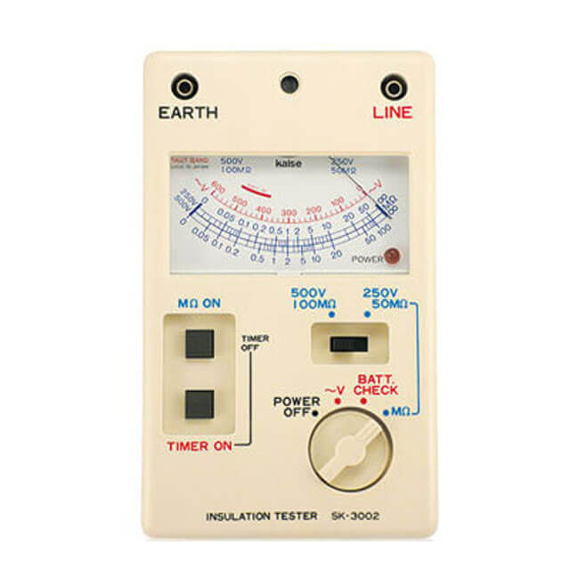 カイセ　アナログ絶縁抵抗計　SK-3003