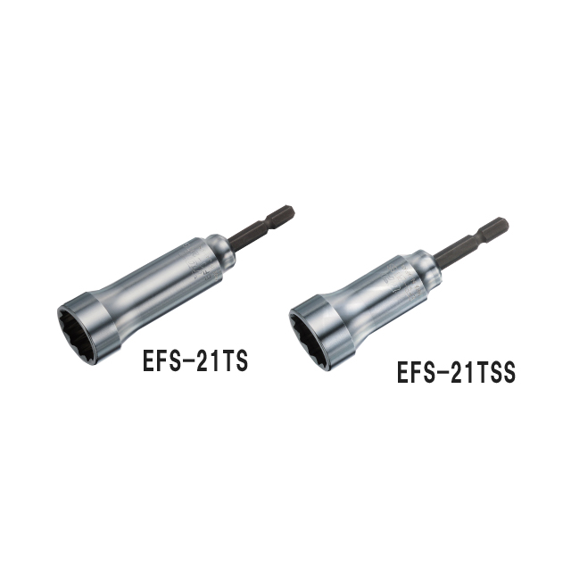 トップ工業　電動ドリル用強軸フォームタイソケット(40V対応)　EFS-21TS